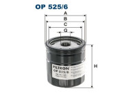 Oljefilter OP 525/6 Filtron