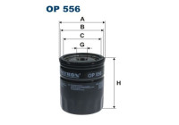 Oljefilter OP 556 Filtron