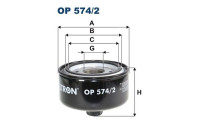 Oljefilter OP 574/2 Filtron
