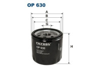 Oljefilter OP 630 Filtron