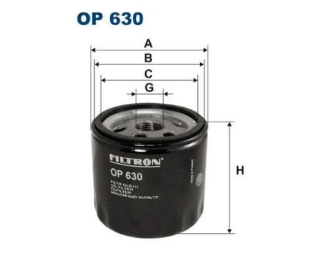 Oljefilter OP 630 Filtron