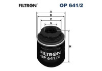 Oljefilter OP 641/2 Filtron
