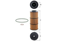 Oljefilter OX 1389D Mahle