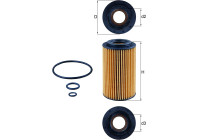 Oljefilter OX 153/7D1 Mahle