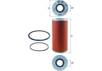 Oljefilter OX 31D Mahle