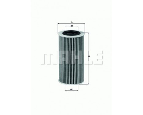 Oljefilter OX 370D1 Mahle, bild 2