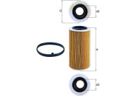 Oljefilter OX 370D1 Mahle