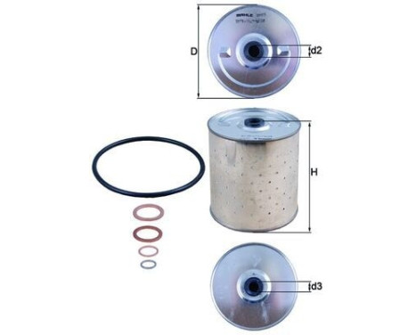 Oljefilter OX 85D Mahle, bild 4