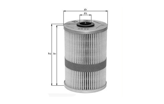 Oljefilter OX 99 Mahle, bild 2