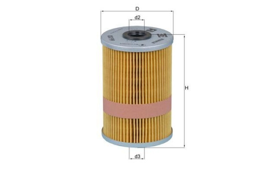 Oljefilter OX 99 Mahle, bild 3