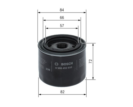 Oljefilter P2035 Bosch, bild 7