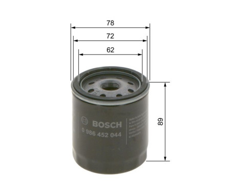 Oljefilter P2044 Bosch, bild 6