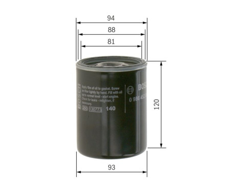 Oljefilter P2064 Bosch, bild 6