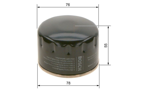 Oljefilter P3141 Bosch, bild 5