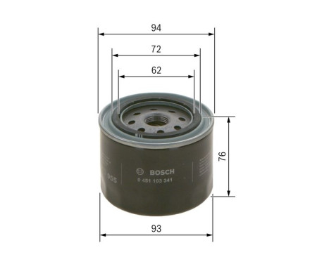 Oljefilter P3341 Bosch, bild 6
