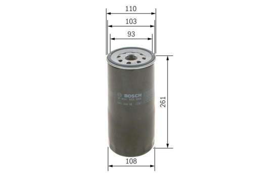 Oljefilter P3343 Bosch, bild 5