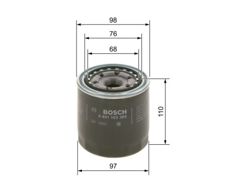 Oljefilter P3365 Bosch, bild 7
