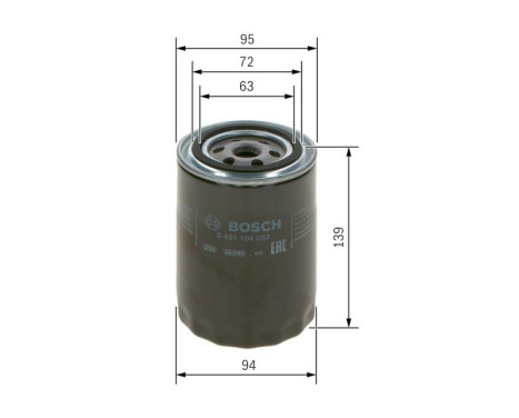 Oljefilter P4063 Bosch, bild 5
