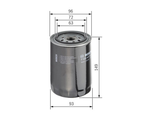 Oljefilter P7004 Bosch, bild 8