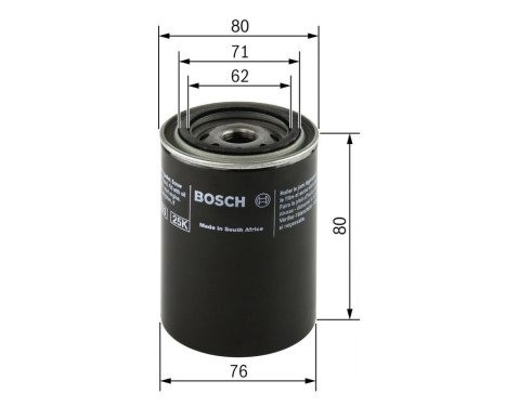 Oljefilter P7005 Bosch, bild 7