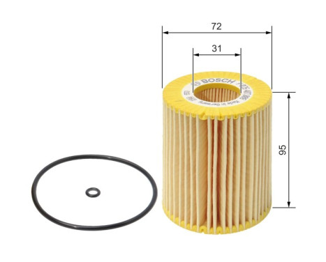 Oljefilter P7008 Bosch, bild 7