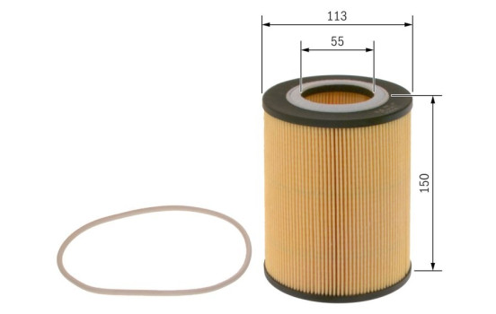 Oljefilter P7046 Bosch