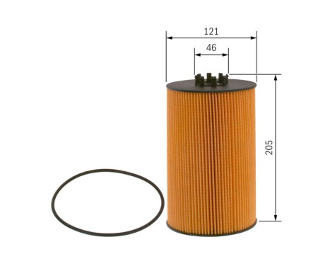Oljefilter P7051 Bosch, bild 5