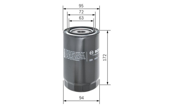 Oljefilter P7081 Bosch, bild 5