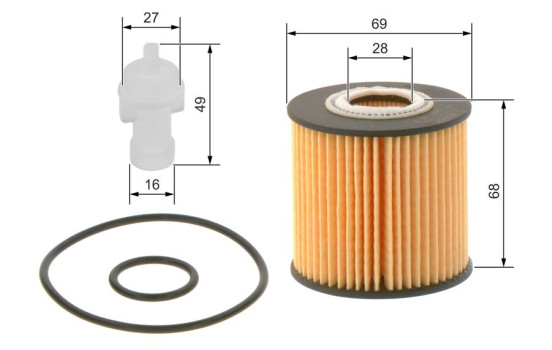 Oljefilter P7098 Bosch, bild 5