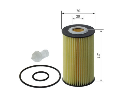 Oljefilter P7107 Bosch, bild 5