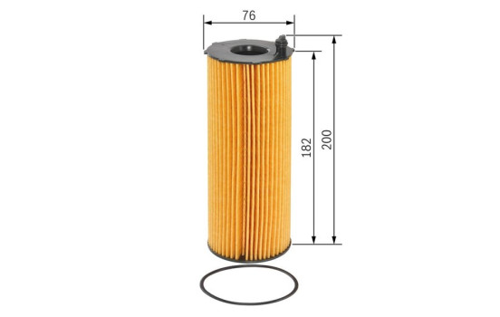 Oljefilter P7126 Bosch, bild 2