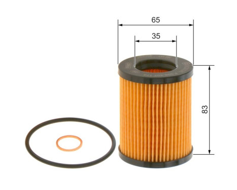 Oljefilter P7173 Bosch, bild 6