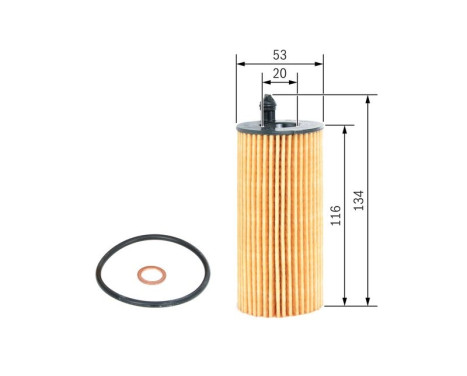 Oljefilter P7205 Bosch, bild 3