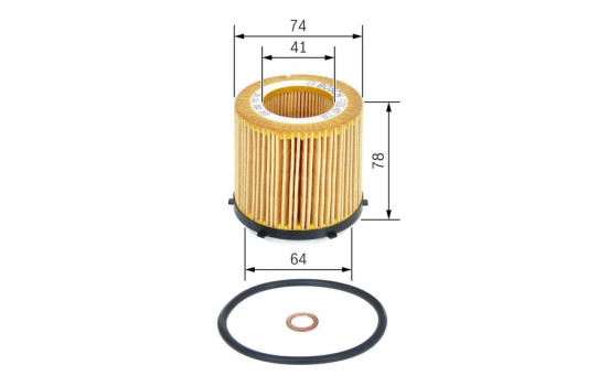 Oljefilter P7228 Bosch