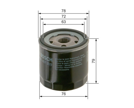 Oljefilter P7229 Bosch, bild 5