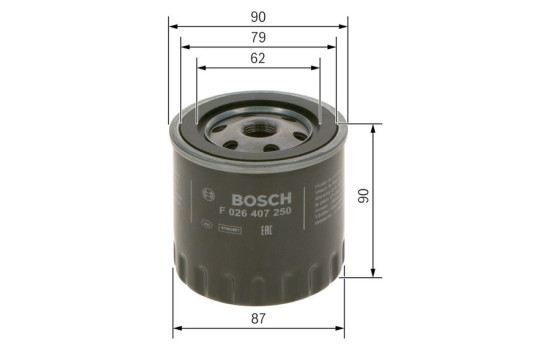 Oljefilter P7250 Bosch, bild 5