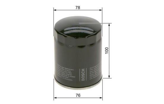 Oljefilter P7271 Bosch, bild 5