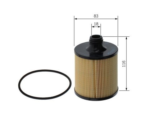 Oljefilter P7273 Bosch, bild 6