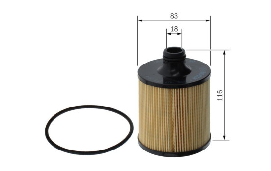 Oljefilter P7273 Bosch, bild 6