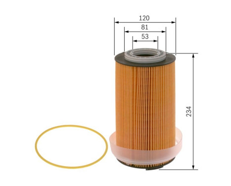 Oljefilter P7288 Bosch