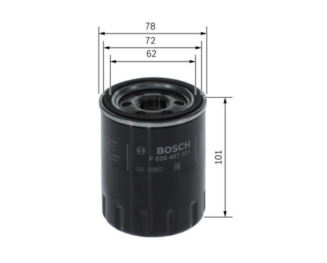 Oljefilter P7301 Bosch, bild 5