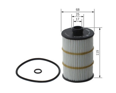 oljefilter P7313 Bosch, bild 5