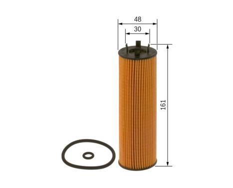 oljefilter P7327 Bosch, bild 2