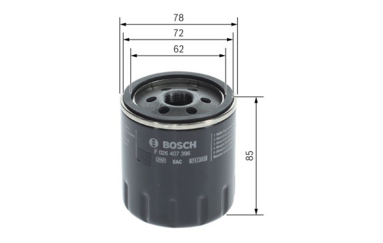 Oljefilter P7396 Bosch, bild 5