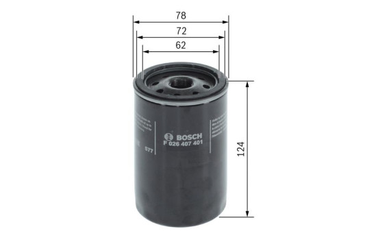 Oljefilter P7401 Bosch, bild 5
