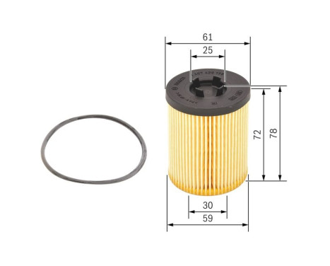 Oljefilter P9178 Bosch, bild 2