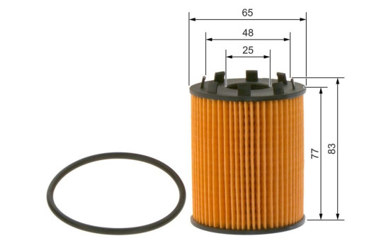 Oljefilter P9256 Bosch, bild 3