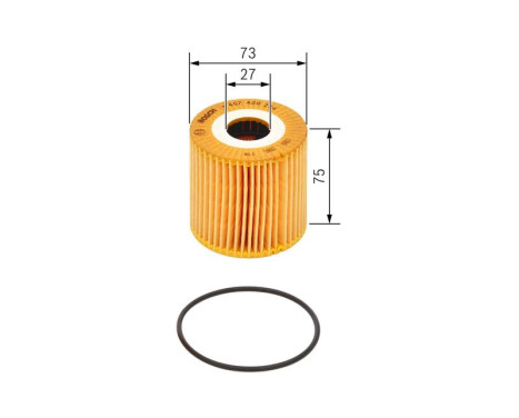 Oljefilter P9284 Bosch, bild 2