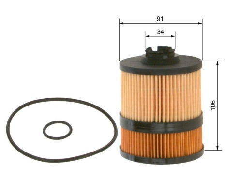 Oljefilter P9302 Bosch, bild 6