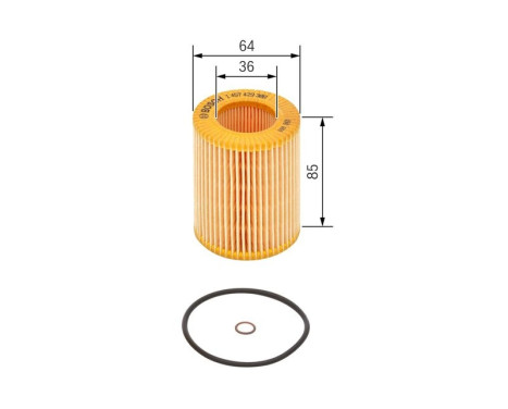 Oljefilter P9308 Bosch, bild 2